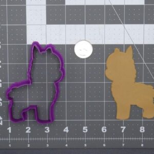 Black Cookie Alpaca Body Cookie Cutter Silhouette for Baking Cookies Biscuits Fondant Sandwiches Pancakes Pastry Dough Tools for Farm Animal Theme Parties Kids Events Kitchen