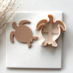 Sea Turtle Cookie Cutter and Polymer Clay Cutter for Ocean Animal Themed Baking and Crafting Large Turtle Shape Fondant Cutter for Beach Party Treats Clay Art Projects and Handmade