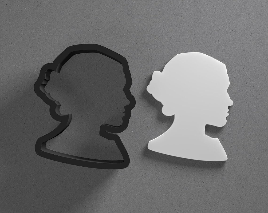 Meghan Markle Duchess Silhouette Shaped Polymer Clay Cutter with Sharp Tapered Edge for Clean Cutting, Jewelry and Earring Tool for Mini Studs and Pendant Sets, Cookie Cutter - Image 2