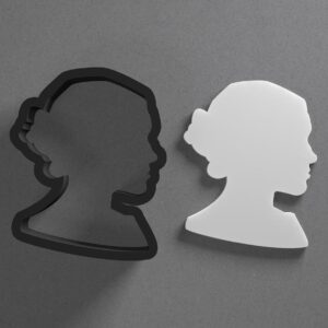 Meghan Markle Duchess Silhouette Shaped Polymer Clay Cutter with Sharp Tapered Edge for Clean Cutting, Jewelry and Earring Tool for Mini Studs and Pendant Sets, Cookie Cutter