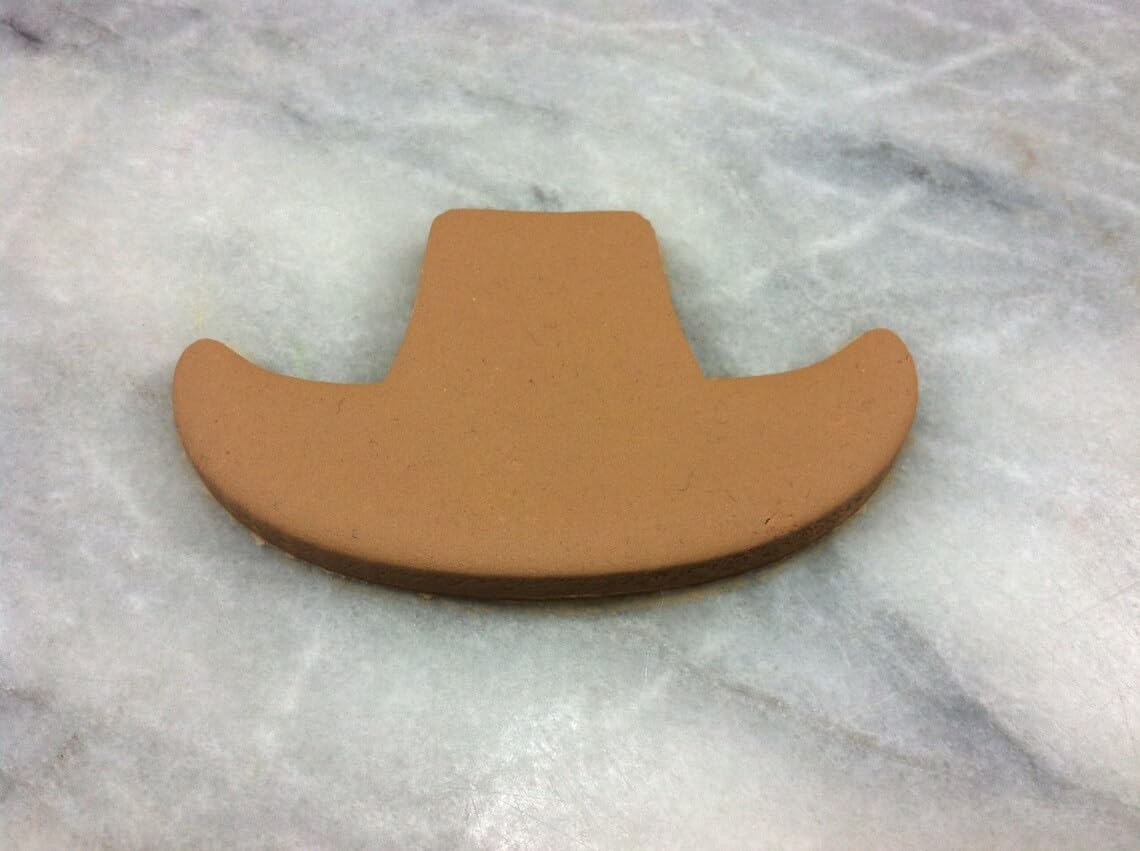 Black Cowboy Hat Cookie Cutter Plastic Outline with Sharp Edges Durable Baking Tool for Western-Themed Cookies Fondant Cake Decorating Pastry Biscuit Crafts India - Image 3