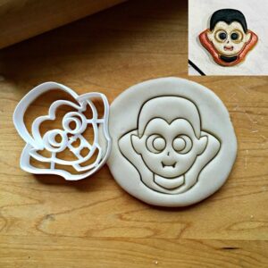 Vampire Cookie Cookie Cutter for Halloween, Spooky Parties, and Gothic-Themed Desserts, Made in India, Suitable Size for Customizable Fun Baking Creations