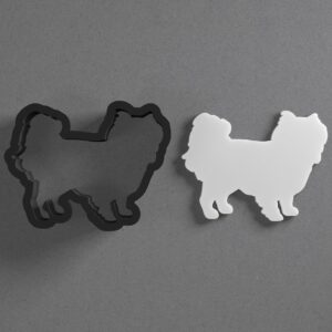 Japanese Chin Dog Face Shape Cookie Polymer Clay Cutter With Sharp Tapered Edge Earring Making Tool For DIY Jewelry Pendant Studs Pet Breed Cookie Cutter For Clay Art Craft Decoration