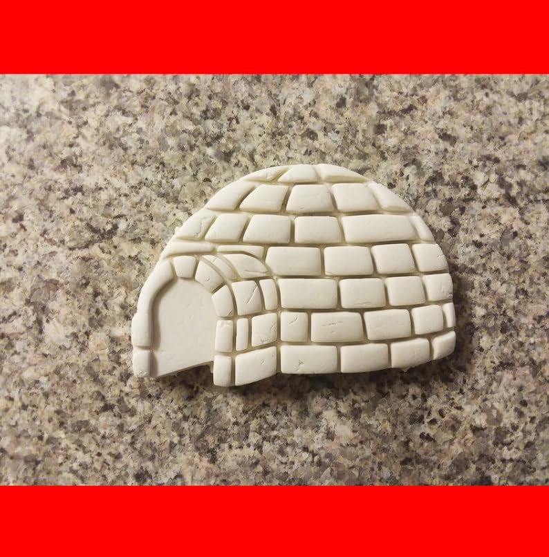Christmas Igloo Black Cookie Cookie Cutter for Holiday Baking Winter Party Treats Arctic Theme Cookie Mold Kitchen Tool for New Year Celebration Snow Day Activities and Festive Dessert