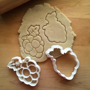 Cookie Set of 2 Grapes Cookie Cutters, Suitable Size for Cookies, Biscuits, Fondant, and Crafts, Perfect for Wine Parties, Grape Themed Events, and Gift Making, Made in India