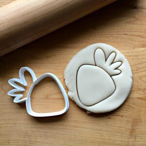 Carrot and Strawberry Cookie Cookie Cutter for Spring, Easter, Garden Parties, Kids, Suitable Size, Made in India