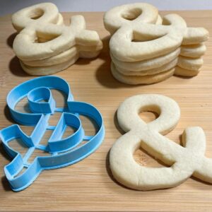 Cookie Ampersand Symbol Cookie Cutter for Wedding, Anniversary, Monogram, Fondant, Biscuit, Sugar Craft, Clay Modeling, Cupcake Decoration, Personalized Gifts, Made in India