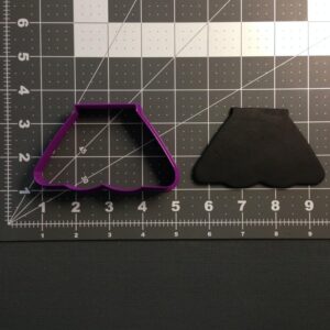 Skirt 100 Cookie Cutter Black Cookie Dress Shape Biscuit Mold for Fashion Theme Baking Girl Birthday Party Decorations Clothing Inspired Cookies and Creative Fondant Craft Projects