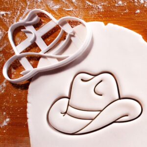 Cowboy Hat Cookie Cutter � Perfect for Wild West Parties, Rodeo Events, Country-Themed Baking, Western Party Treats, Rustic Kitchen Decor, and Unique Western Charm Cookies (COWBOY HAT ONLY)