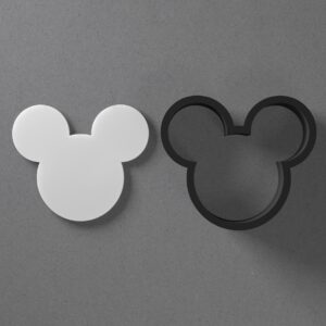 Mouse Head Shape Polymer Clay Cutter with Sharp Tapered Edge for Clean Cutting, Jewelry and Earring Tool for Mini Studs and Pendant Sets, Cookie Cutter for Crafting and Baking in India