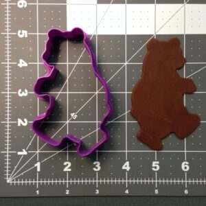Black Cookie Bear Cookie Cutter for Baking Animal Shaped Cookies, Fondant Cake Decoration, Biscuit Dough Cutting, and Crafting Clay or Soap for Parties, Baby Showers, and DIY Projects