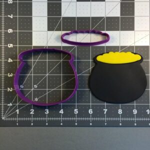 Black Pot of Gold 100 Cookie Cutter Set for Baking St Patrick Day Cookies Rainbow Coin Theme Treats Clay Crafts Holiday Party Favors Fondant Decorating Irish Celebration Tools