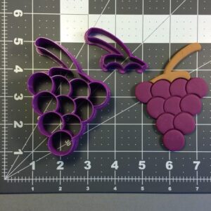 Grapes 100 Cookie Cutter Set Black Cookie for Fruit Theme Baking, Kitchen Craft Projects, Farmer Market Party Decor, Grape Harvest Cookies, Gift for Food Lovers, Summer Picnic Treats