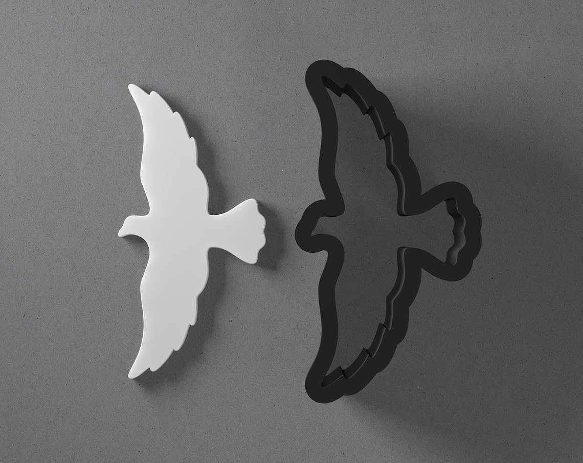 Flying Bird Shape Polymer Clay Cutter with Sharp Tapered Edge for Precise Cutting, Jewelry and Earring Tool for Mini Studs and Pendant Sets, Cookie Cutter for Nature and Bird-Themed