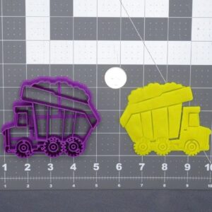 Black Dump Truck 266-G399 Cookie Cutter Cookie Construction Vehicle Shape India Made for Kids Birthday Party Baking Construction Theme Cookies Clay Fondant Crafts School Projects