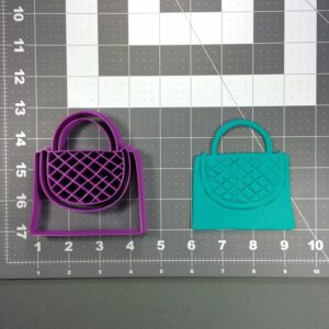 Black Handbag Purse Cookie Cutter for Fashion Theme Party Baking Biscuit Fondant Clay Craft Cutter for Kids Birthday Dress-Up Events School Art Projects and Kitchen Decoration Tool