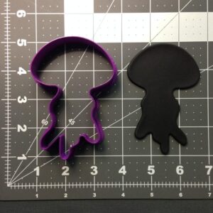 Jelly Fish 101 Cookie Cutter Black Cookie Ocean Theme Cookie Mold for Underwater Party Decorations Marine Birthday Baking Sea Animal Craft Projects and Creative Aquarium Inspired Gifts