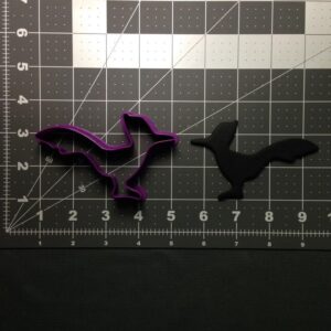 Black Cookie Bird 104 Cookie Cutter for Baking Dough Biscuits Fondant Sandwiches Pancakes Pastry Decorating Cookie Dough Shapes Animal Themed Cookies Baking Tools Kitchen Accessories