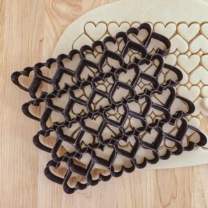 Heart Suitable Mini Cookie Cutter Set India Cookie Mold with 48 Pieces for Shaping Small Cookies, Polymer Clay Decorations, Fondant Crafts Perfect for Baking, Crafting, and Party