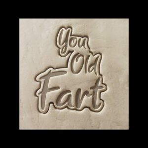 You Old Fart Black Cookie Cookie Cutter for Birthday Party Humor Fun Baking Tool for Creating Funny and Lighthearted Cookie Designs Ideal for Celebrations and Gifts