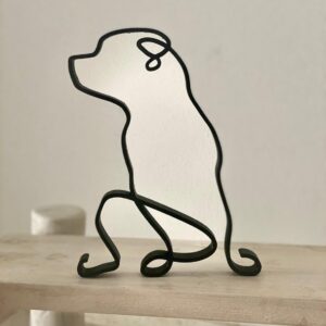 Minimalist Rottweiler Tabletop Figure: Ideal Gift for Dog Lovers, Home and Shelf Decor, Housewarming or Birthday Present