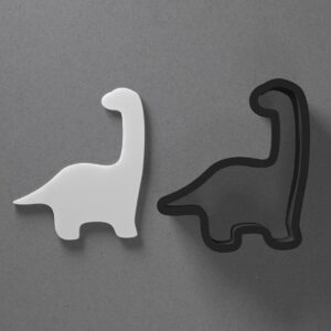 Dinosaur Brontosaurus Polymer Clay Cutter Sharp Tapered Edge Earring Jewelry Making Tool for Mini Studs Pendants Cookie Cutter Craft Supplies Cookie India