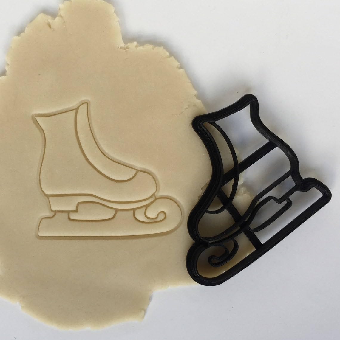 Figure Skate Christmas Winter Detailed Cookie Cutter Cookie for Fondant, Clay Crafting, Holiday Baking, Seasonal Decorations, Ice Skating Party Treats, and Festive Celebrations in - Image 6