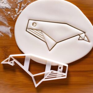 Cookie Origami Whale Cookie Cutter Biscuit Dough Cutter Orca Killer Whale Biscuit Mold Unique One of a Kind Baking Tool Perfect for Ocean Animal and Marine Life Themes