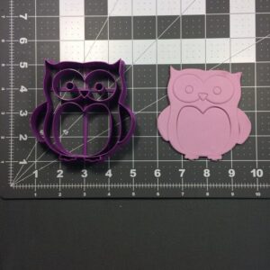 Owl Cookie Cutter Black Cookie India Baking Tool for Making Owl-Shaped Cookies, Fondant, Chocolate, Cake Decorations, DIY Crafts, Party Treats, Holiday Baking, and Educational Projects