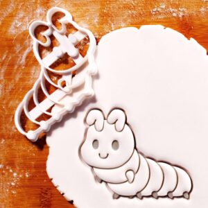 Cute Caterpillar Cookie Cutter for Garden Party Baking Whimsical Caterpillar Shaped Cookies Perfect for Baby Showers Birthday Celebrations Classroom Events and Creative Themed Baking