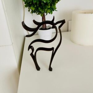 Minimalist Statue Deer Sculpture: Ideal Statue Gift for Home Decor, Shelf Sitter, Tabletop Present, Christmas, Birthday