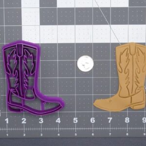 Black Cowboy Boot Cookie Cutter Cookie Western Theme Baking Tool for Wild West Party Decor Country Rodeo Cookies Farm Cowboy Celebration Dessert Crafts and Educational Classroom