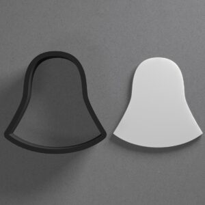 Bell Dangle Shape Clay Cutter for Earrings and Jewelry Making Sharp Tapered Edge Tool for Polymer Clay Mini Studs Pendant Set Cookie and Fondant Decorations for Holiday Festive Wedding