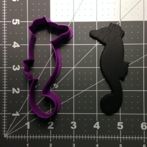 Black Seahorse Cookie Cutter Cookie Mold for Ocean Theme Baking Underwater Marine Life Cookies Fondant Shaper for Beach Birthday Party Favors Summer Events or Sea Creature Learning