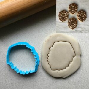 Cookie Pine Cone Cookie Cutter Multi Size for Christmas Holiday Baking Pine Cone Shaped Decoration Tool for Kids Party Snacks Made in India Durable Kitchen Accessory
