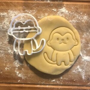 Black Monkey Cookie Cutter cookie Jungle Animal Biscuit Cutter for Baking Cookies Fondant Clay Craft Tool Monkey Lover Gift Baby Shower Kids Party Favors DIY Wedding Gifts
