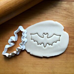 Bat Cookie Cutter Cookie - Suitable Size - Choose Standard or Dishwasher Safe - Made in India - Halloween Bat Shaped Mold for Baking, Spooky Parties, DIY Crafts & Creative Activities