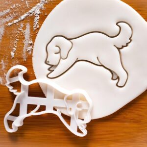 Yoga Dog Downward Facing Pose Cookie Cutter India biscuit cutter puppy treats beginner yoga canine pose biscuit fondant clay cutter namaste kawaii dog themed baking tool (ONLY DOWNWARD FACING)