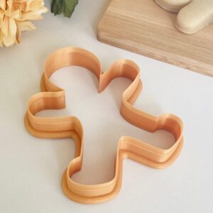 Gingerbread Man Cookie Cutter for Holiday Baking and Polymer Clay Crafts Classic Christmas Clay Cutter for Cookies Fondant Crafts and DIY Clay Projects Festive Treats and Decorations