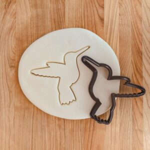 Hummingbird Cookie Cutter India Cookie Detailed Bird Shape Cutter for Baking, Fondant, Clay Crafts, Cake Decorating, Pottery, Ceramics, Polymer Clay, and Creative Themed Projects