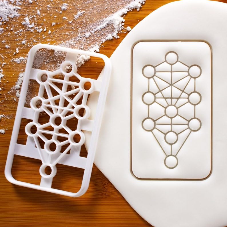 Ten Sefirot Cookie Cookie Cutters for Biscuit Baking Kabbalah Emanations Divine Life Force Metaphysical EIN Sof Spiritual Symbols Creative Mystical Judaic Design
