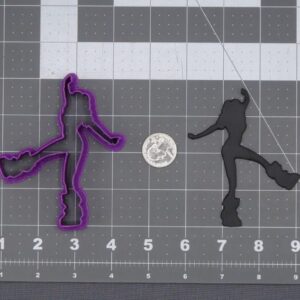 Black Dancer Body 266-K725 Cookie Cutter Silhouette for Dance Recital Baking Ballerina Party Decoration Ballet Lover Gifts Fondant Clay Tool for Performers and Choreography Events