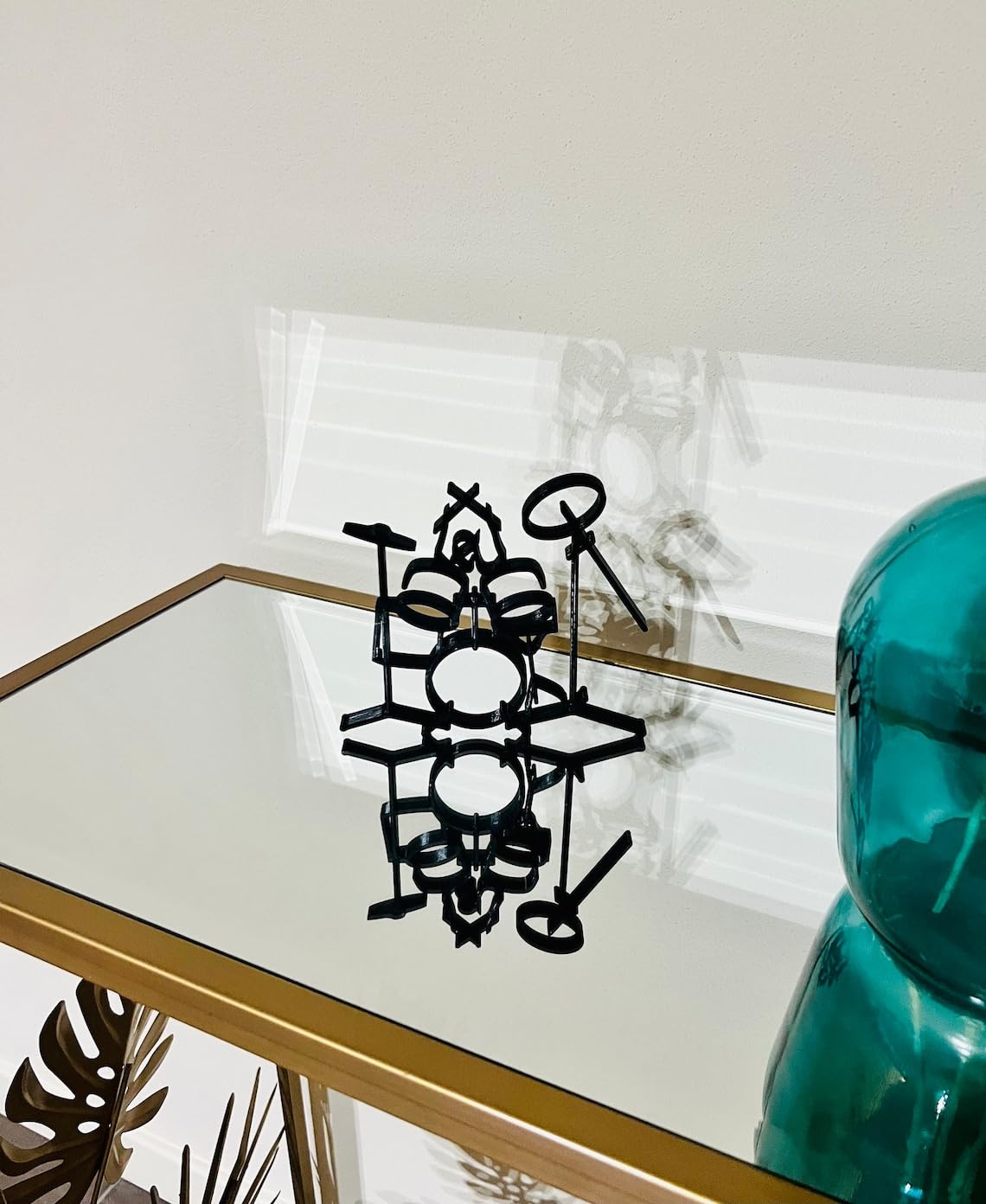 Rock Music Drummer: Minimalist Statue Tabletop Figure, Ideal Bookshelf and Windowsill Sculpture, and Birthday Present - Image 6