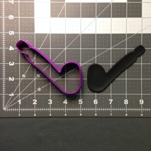 Black Pipe Cookie Cutter Cookie Plumbing Pipe Shape Baking Tool for Plumber Theme Cookies DIY Fondant Decorations Cake Toppers Party Favors and Crafting Projects
