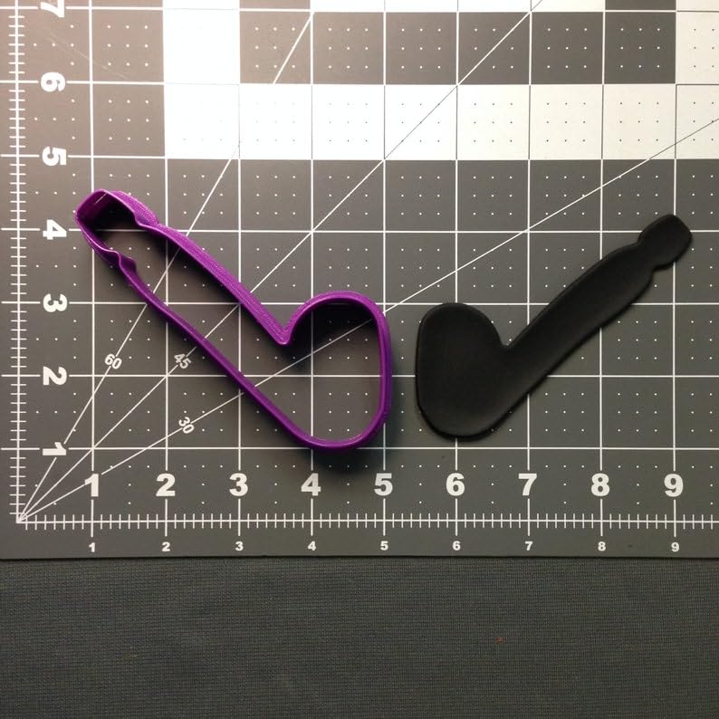 Black Pipe Cookie Cutter Cookie Plumbing Pipe Shape Baking Tool for Plumber Theme Cookies DIY Fondant Decorations Cake Toppers Party Favors and Crafting Projects