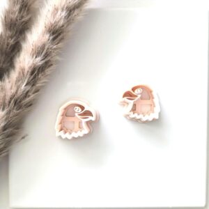Bald Eagle Clay Earring Imprint Cutter Cookie Polymer Bird Shape Clay Jewelry Tool for Handmade Earrings Pendants Patriotic Wildlife Accessories DIY Crafts and Nature Inspired Projects