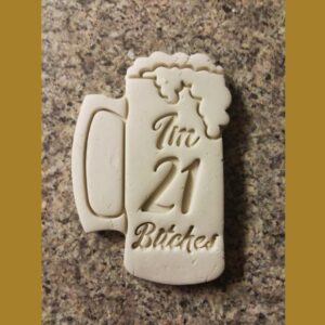Black Im 21 Birthday Cookie Cutter Cookie India Fun Party Biscuit Cutter for Adult Celebration Baking Milestone Age Treats Twenty First Birthday Cookies Funny Event Snacks and Custom
