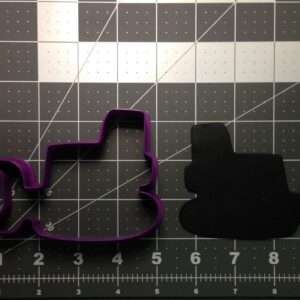 Black Bulldozer Cookie Cutter Cookie Mold for Construction Theme Baking Vehicle Shaped Cookies Party Treats Fondant Shaper for Kids Birthday Cake Decorations or Builder Event