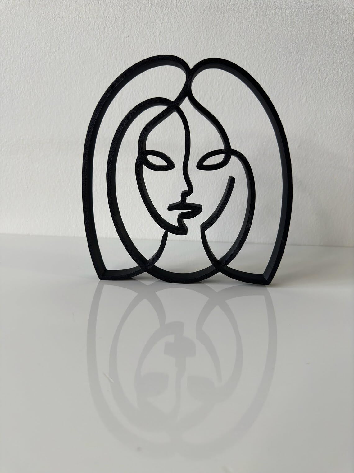 Virgo Zodiac Sign One Line Sculpture in India Statue, Minimalist Home Office Decor, Unique Astrology Shelf Sitting Ornament, Ideal Gift for Astrology and Horoscope Lovers - Image 2