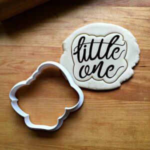 Little One Script Cookie Cookie Cutter for Baby Showers and Newborn Celebrations, Made in India, Ideal for Custom Cookies and Welcome Baby Events